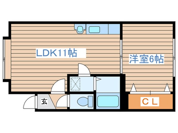 ソレイユコーポの物件間取画像